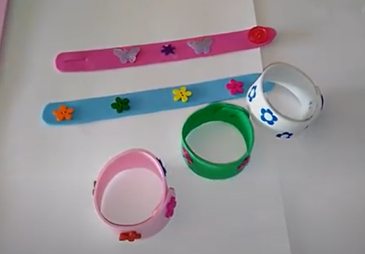 Pulseras de goma eva o foamy